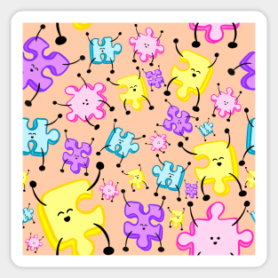 Happy Puzzler Sticker